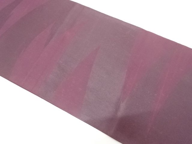 JAPANESE KIMONO / ANTIQUE ABSTRACT PATTERN WOVEN FUKURO OBI (MATERIAL)